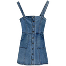 Vestido Curto Jeans Isadora